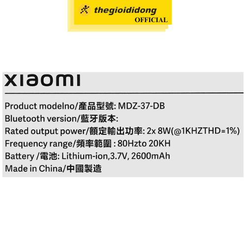 Loa Bluetooth Xiaomi Sound Pocket - Hàng Chính Hãng
