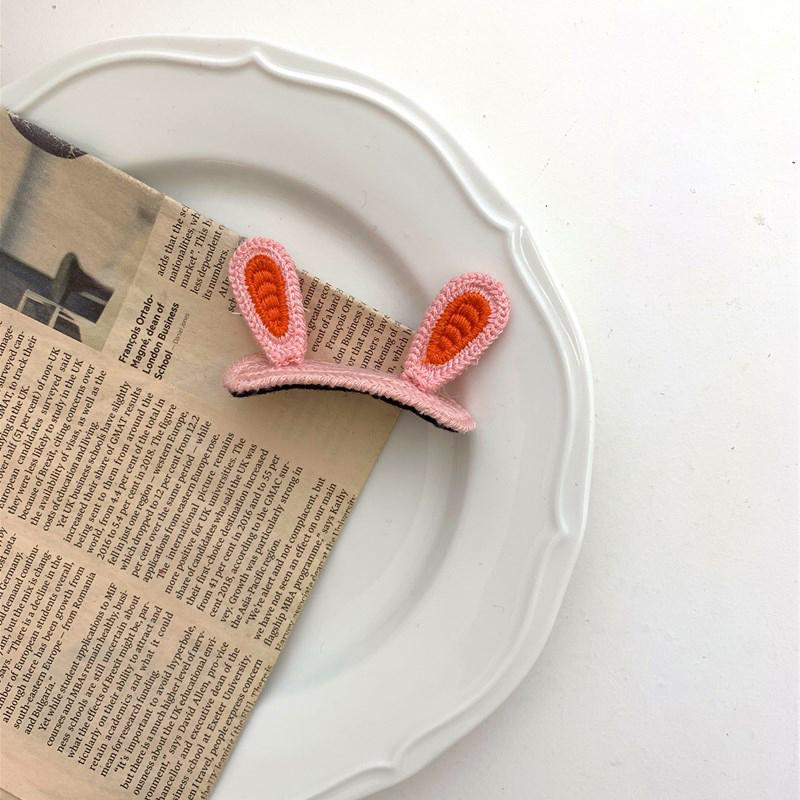 Kẹp tóc trang trí hình tai thỏ dễ thương cho nữ