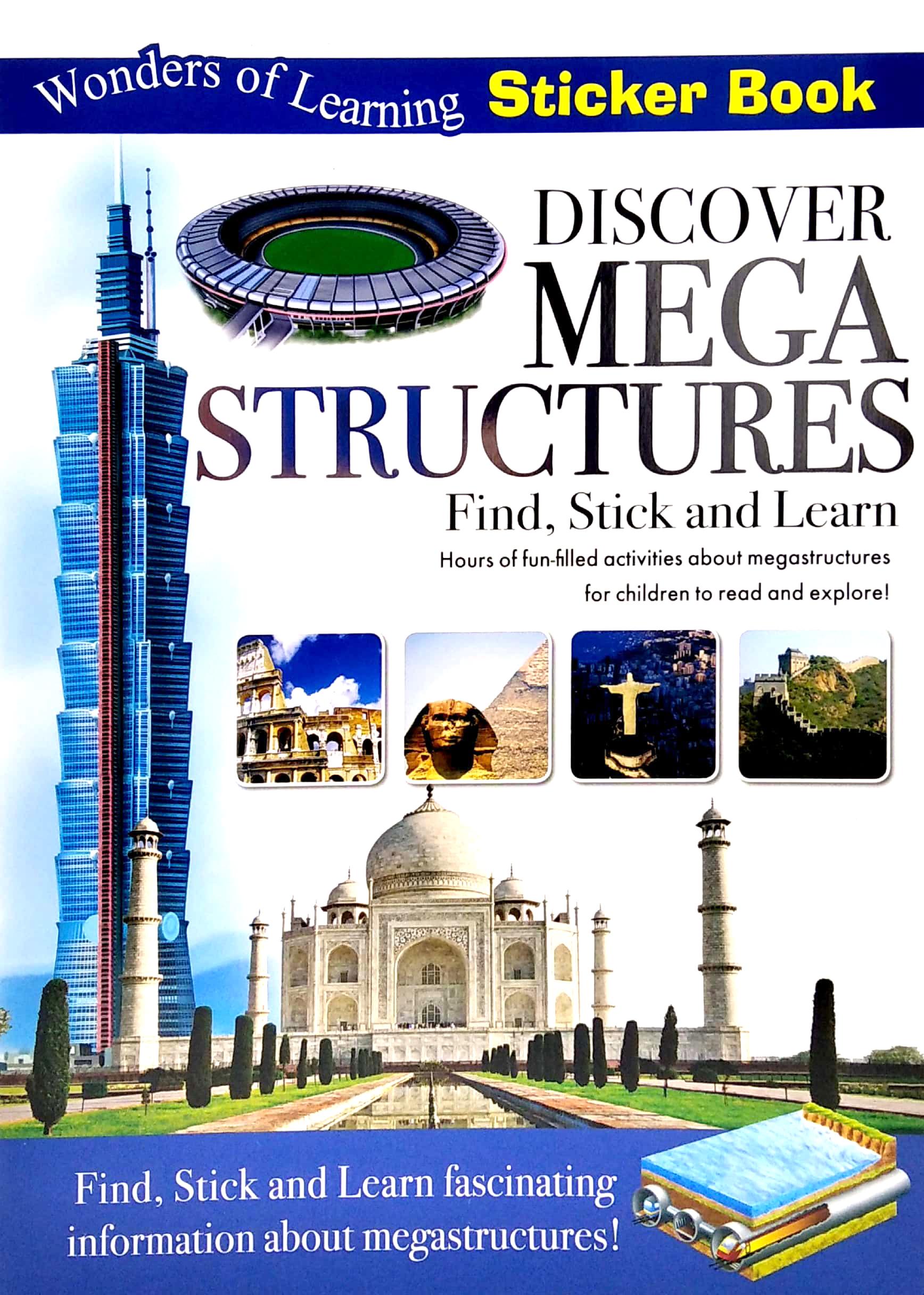 Wonders Of Learning - Sticker Book - Discover Megastructures