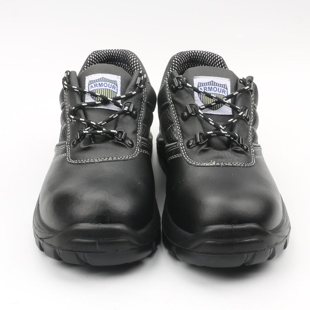 Giày Bảo Hộ Kỹ Sư Chuyên Nghiệp ARMOUR X Safety Shoe Steel Midsole Composite Toecap Black size EU 38-47 (UK 4-13)