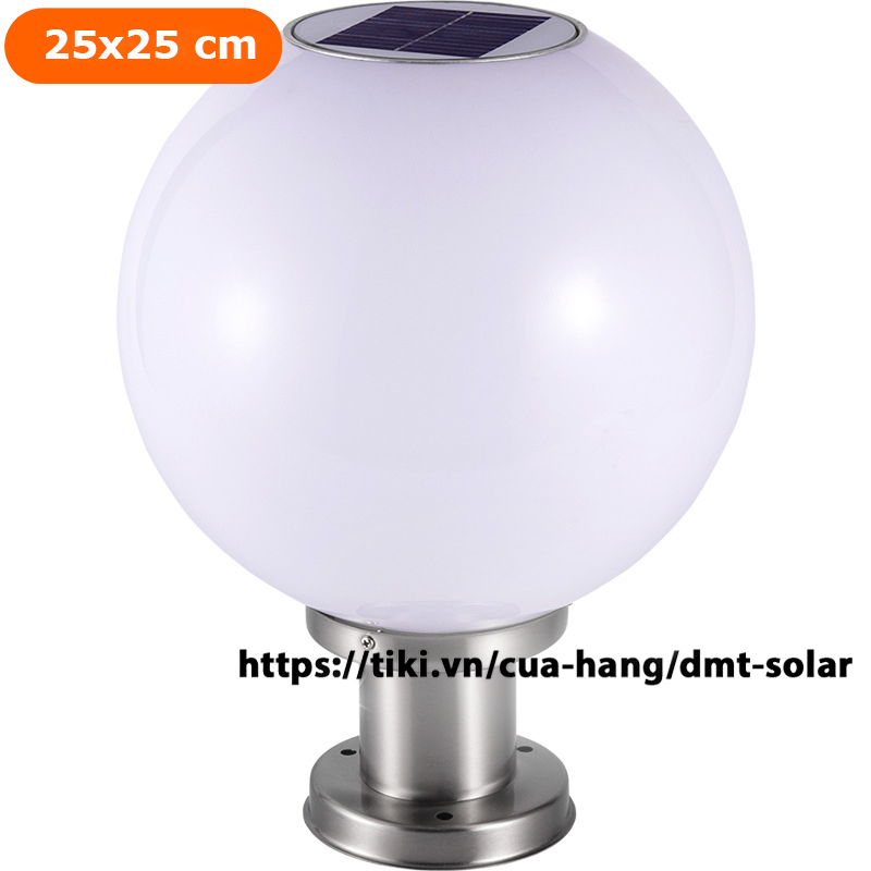 Đèn trụ cổng tròn năng lượng mặt trời DMT-TC02