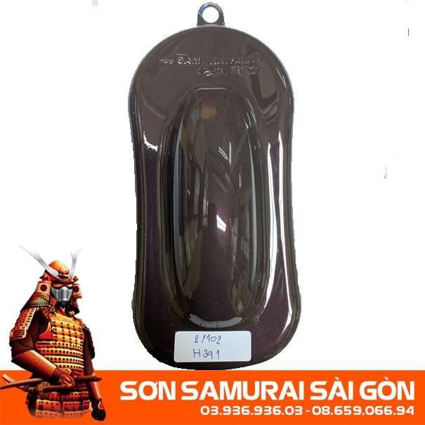 Sơn SAMURAI H391** MÀU NÂU HẠT DẺ chính hãng - Sơn phun xe máy KUROBUSHI/ SAMURAI SÀI GÒN