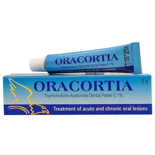 ORACORTIA-GEL MỠ BÔI NHIỆT MIỆNG 5G