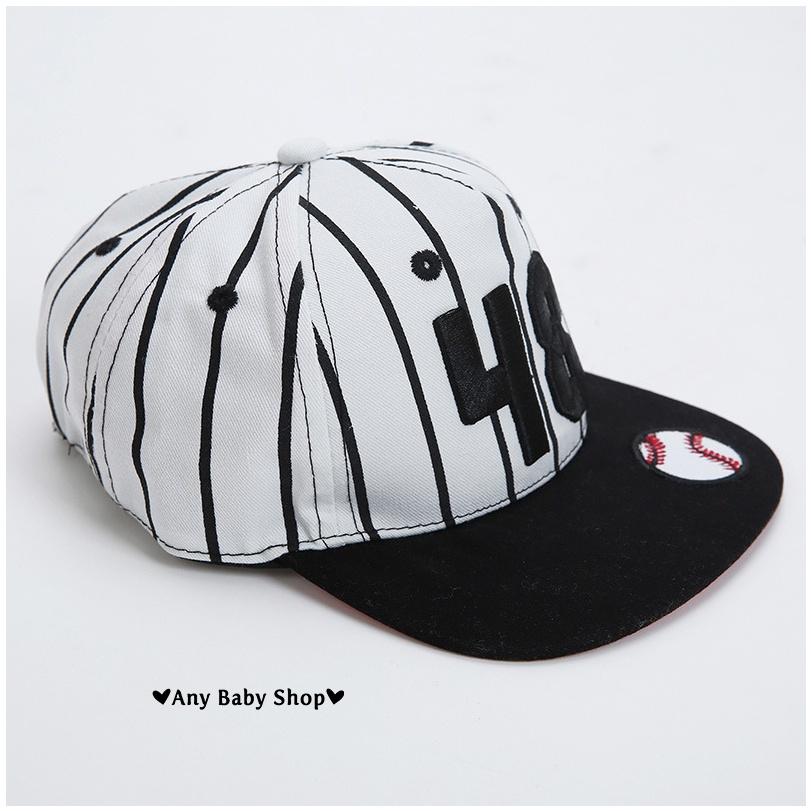 Mũ nón Hiphop Snapback cho bé trai và bé gái kiểu dáng bóng chày 2 kiểu nhiều size cực hot