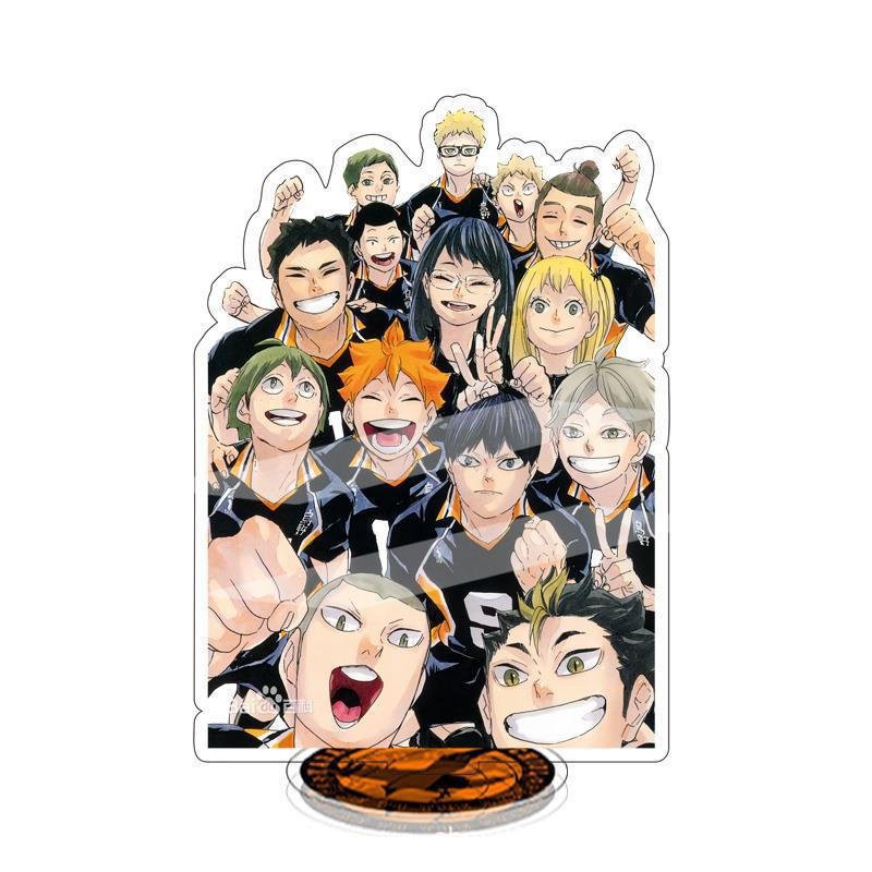 Mô hình nhân vật HAIKYUU!!standee mica Vua Bóng Chuyền acrylic anime chibi trưng bày