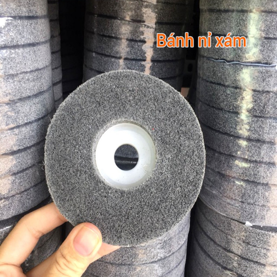 Nỉ xám đánh bóng inox sắt đồng