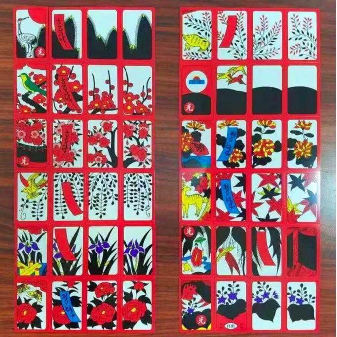 Bài hoa Hàn Quốc/Nhật Bản hanafuda (koi koi) nhựa cứng in đẹp