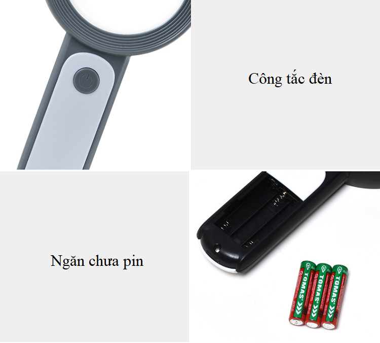 Kính Lúp Cầm Tay Có Đèn K2290-18