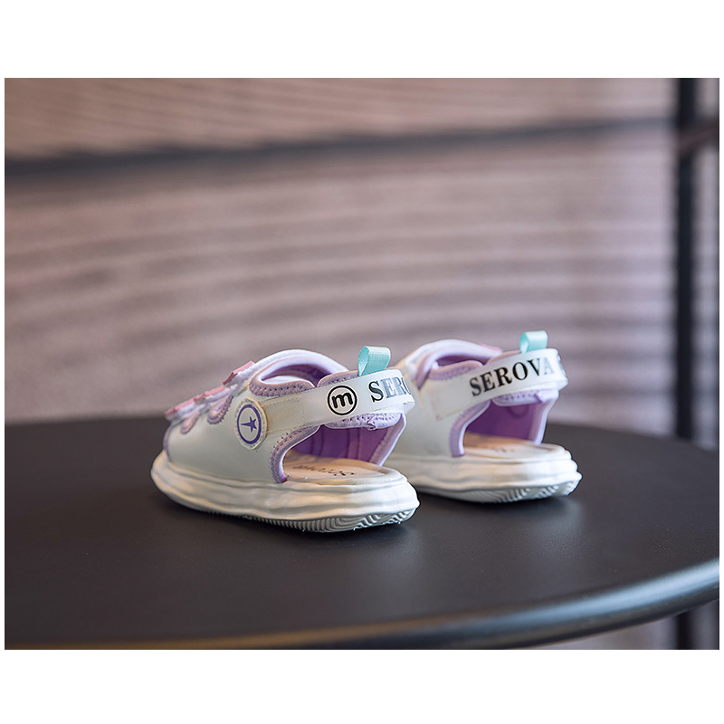 Giày Sandal đế bằng quai hậu cho bé, giày thể thao siêu nhẹ, chống trơn  – GSD9008