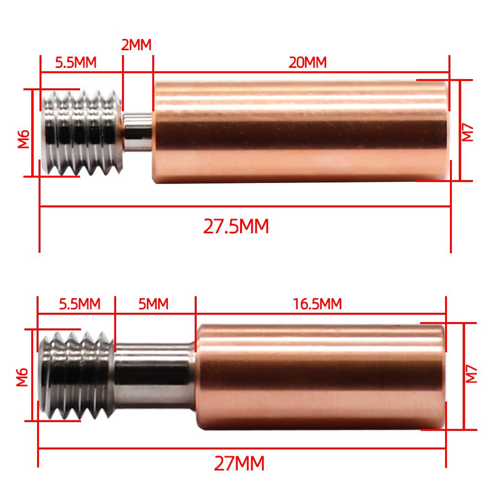 Bi-Metal V6-Crazy CR6 SE CR10-Tcrazy MK8 Đồng phá nhiệt