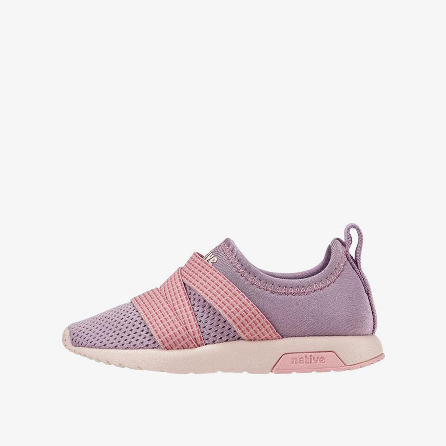 Giày Sneakers Bé Gái NATIVE Phoenix Sugarlite Junior - Wildflower Purple/ Rock Salt Pink/ Rose Pink