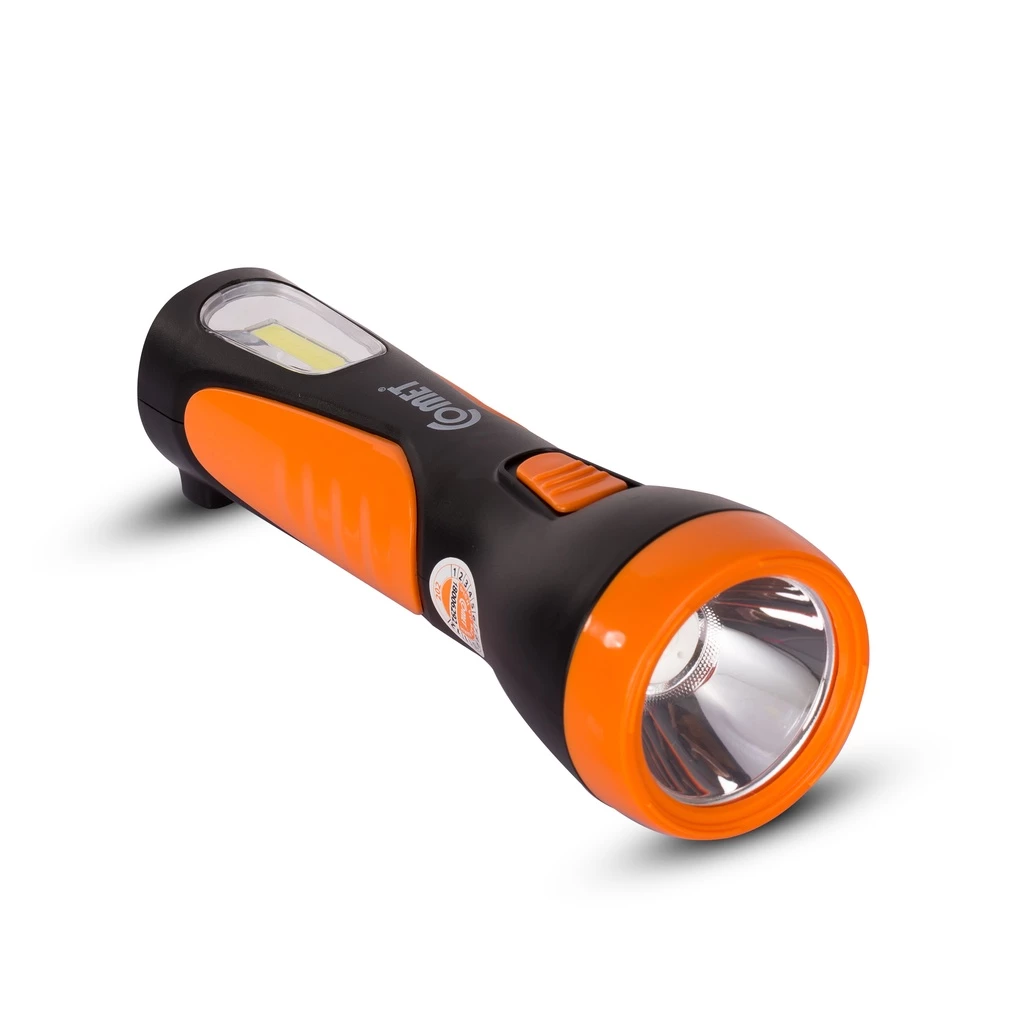 Đèn Pin Sạc Led COMET CRT254 2W đa năng nhựa ABS 2 chế độ sáng Pin sạc 400mAh lead-acid