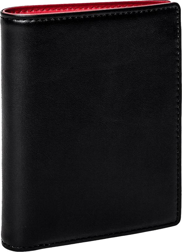 Ví Nam Kiểu Đứng HANHSON (Size 9 x 12cm) - SP000385 - Đen - Đỏ