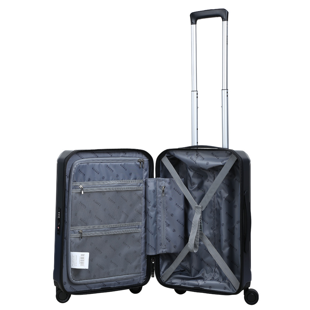 Vali Kéo Nhựa Du Lịch SAKOS VERTICA Z22 - Size S / Xách Tay - Khóa TSA - Nhựa PC - Hàng chính hãng