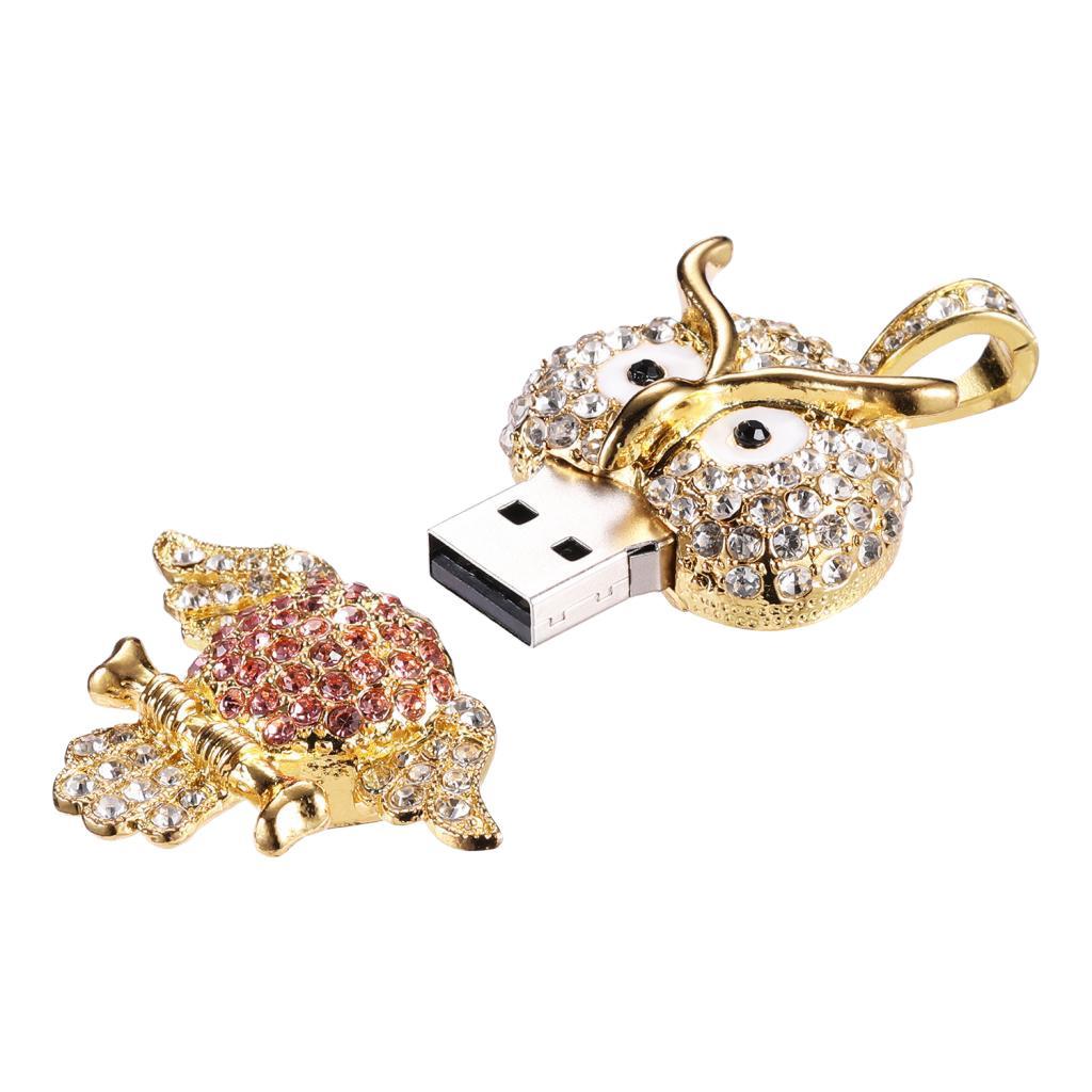 Metal USB2.0 Flash Drive Memory Disk Waterproof High Speed Shockproof