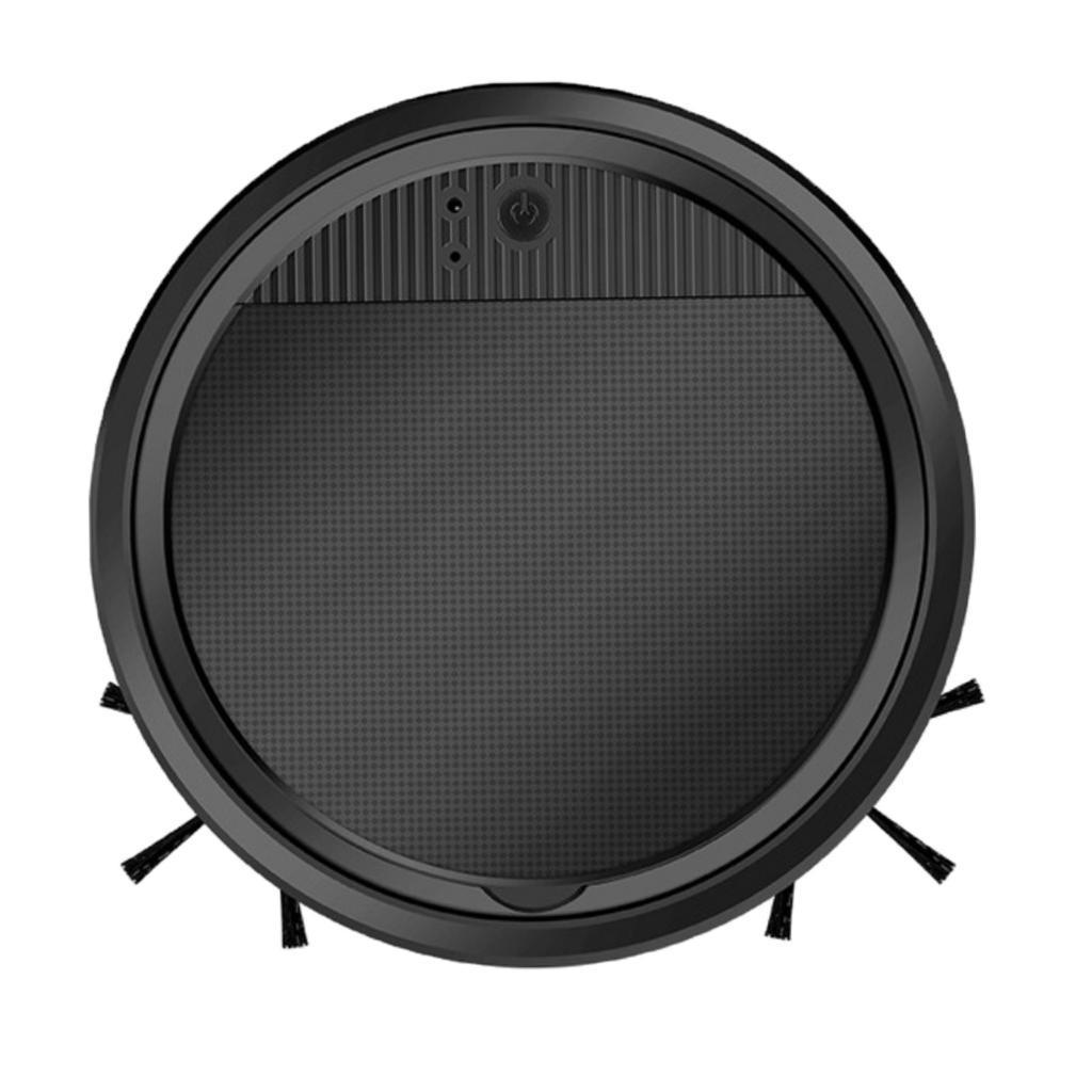 3.7V Smart Robot Vacuum Cleaner Sweeping Robot Machine for Pet Hair Black