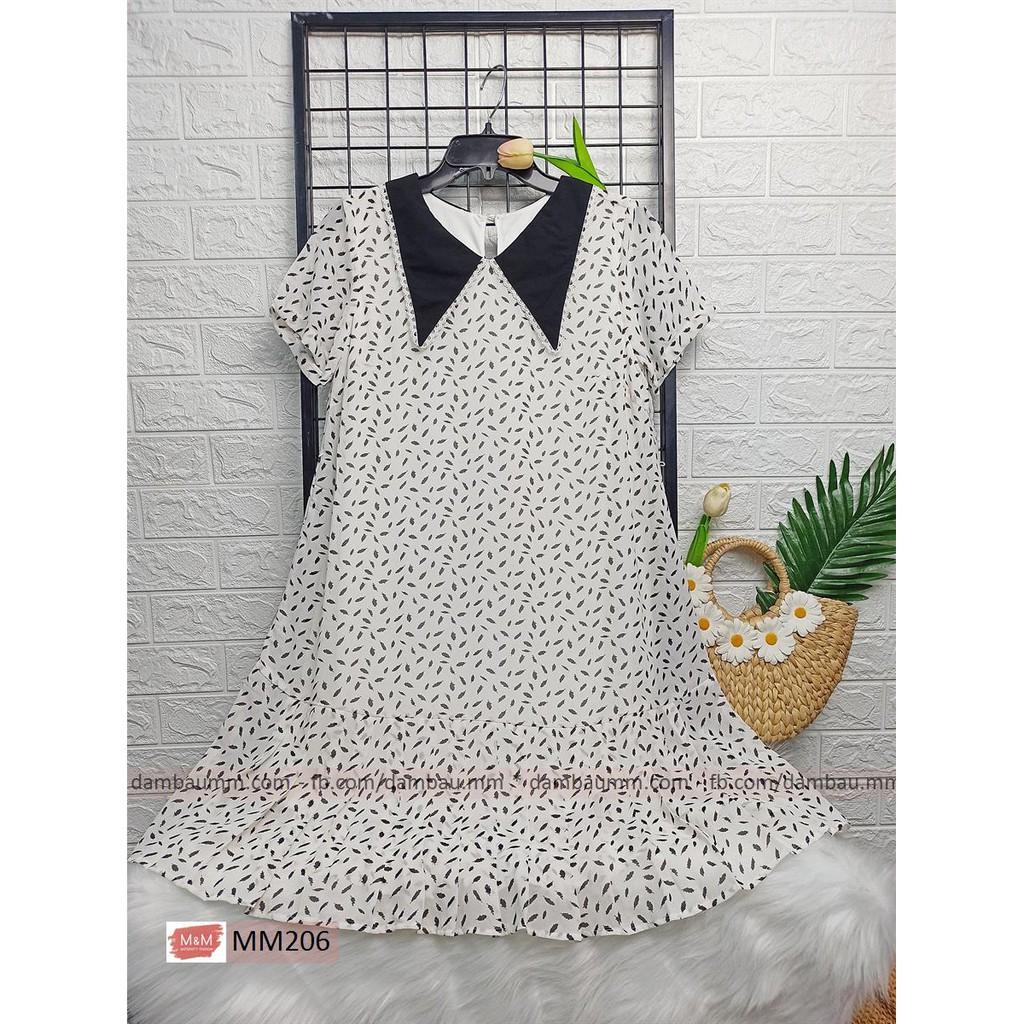 Đầm bầu xinh, Đầm bầu đuôi cá dập ly M&M MM206