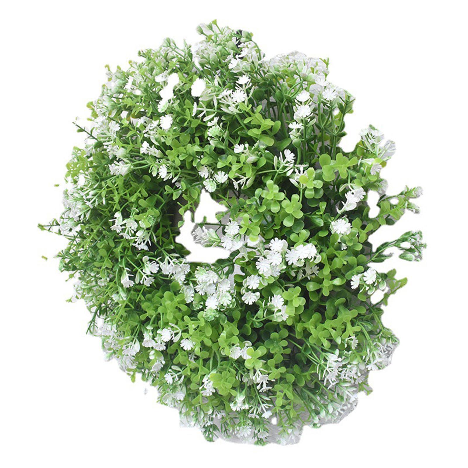 Gypsophila Wreath Hanging Front Door Window Garland Wedding Decor Photo Prop