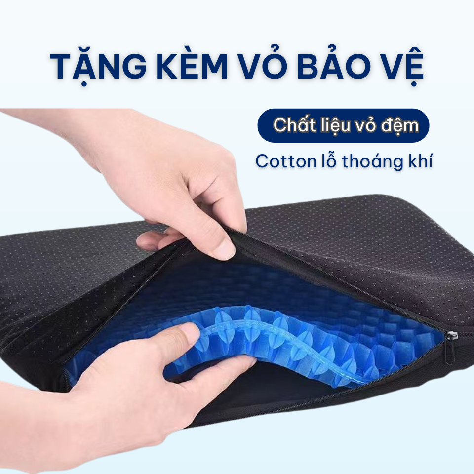 Đệm Ngồi Gel Silicon 3D Ánh Sao Chống Ê Mông Lót Ghế Văn Phòng Xe Hơi Mềm Thoáng Khí Miếng Lót Ngồi Ghế Nệm Ngồi Bệt