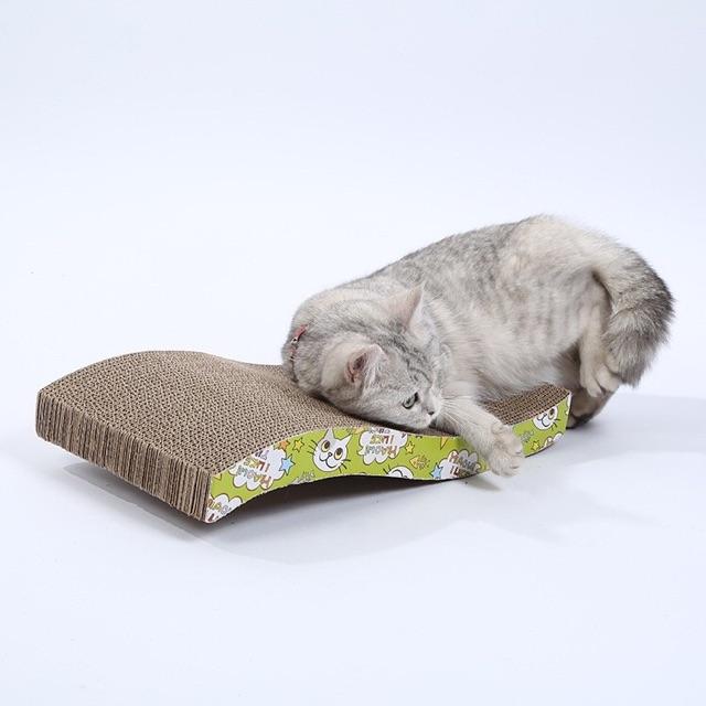TẤM CÀO MÓNG CHO MÈO TẶNG KÈM CỎ CATNIP SIZE M