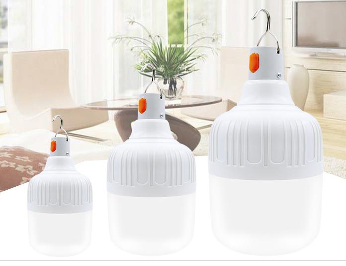 COMBO 5 BÓNG ĐÈN LED TÍCH ĐIỆN 20W SIÊU SÁNG, BỀN CHẤT LƯỢNG CAO PIN LITHIUM THƯƠNG HIỆU CREALED