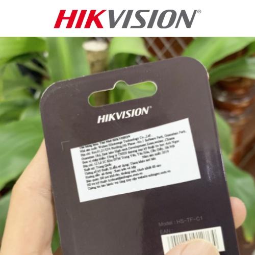 Thẻ nhớ 64GB Hikvision Class 10 Micro SD 92Mb/s dùng cho camera, máy ảnh, camera hành trình, flycam. Hàng chính hãng