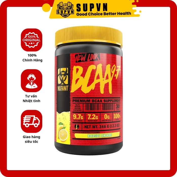 Mutant Bcaa 9.7 - Hỗ trợ phát triển cơ bắp và phục hồi cơ, chống dị hóa cơ 30ser