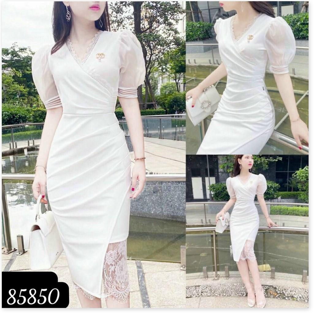 ĐẦM BODY UMI TRẮNG SANG TRỌNG