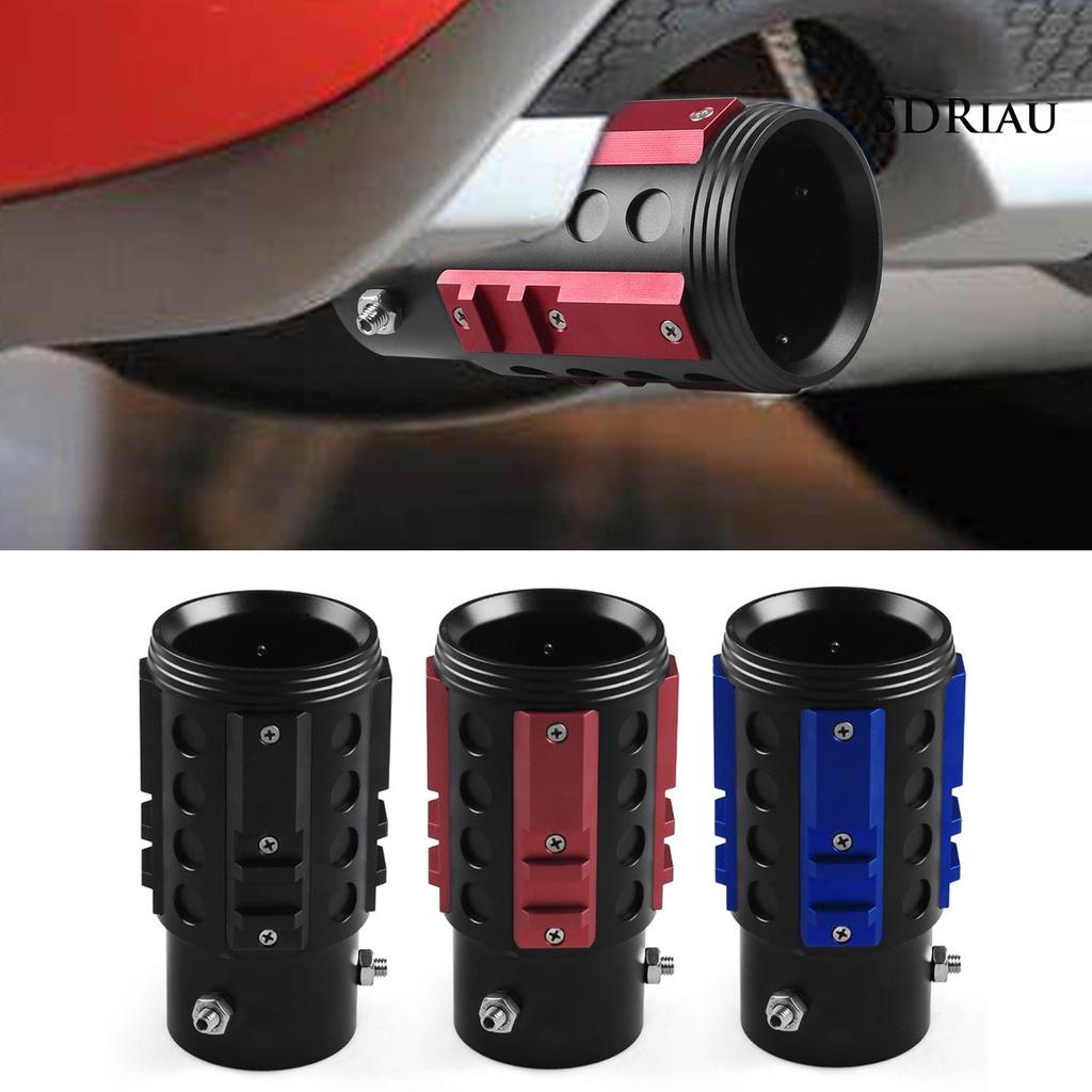 SDriy_Exhaust Tail Pipe Heat-resistant Anti-corrosion Aluminum Alloy Car Modification Tail Muffler Tip for Car