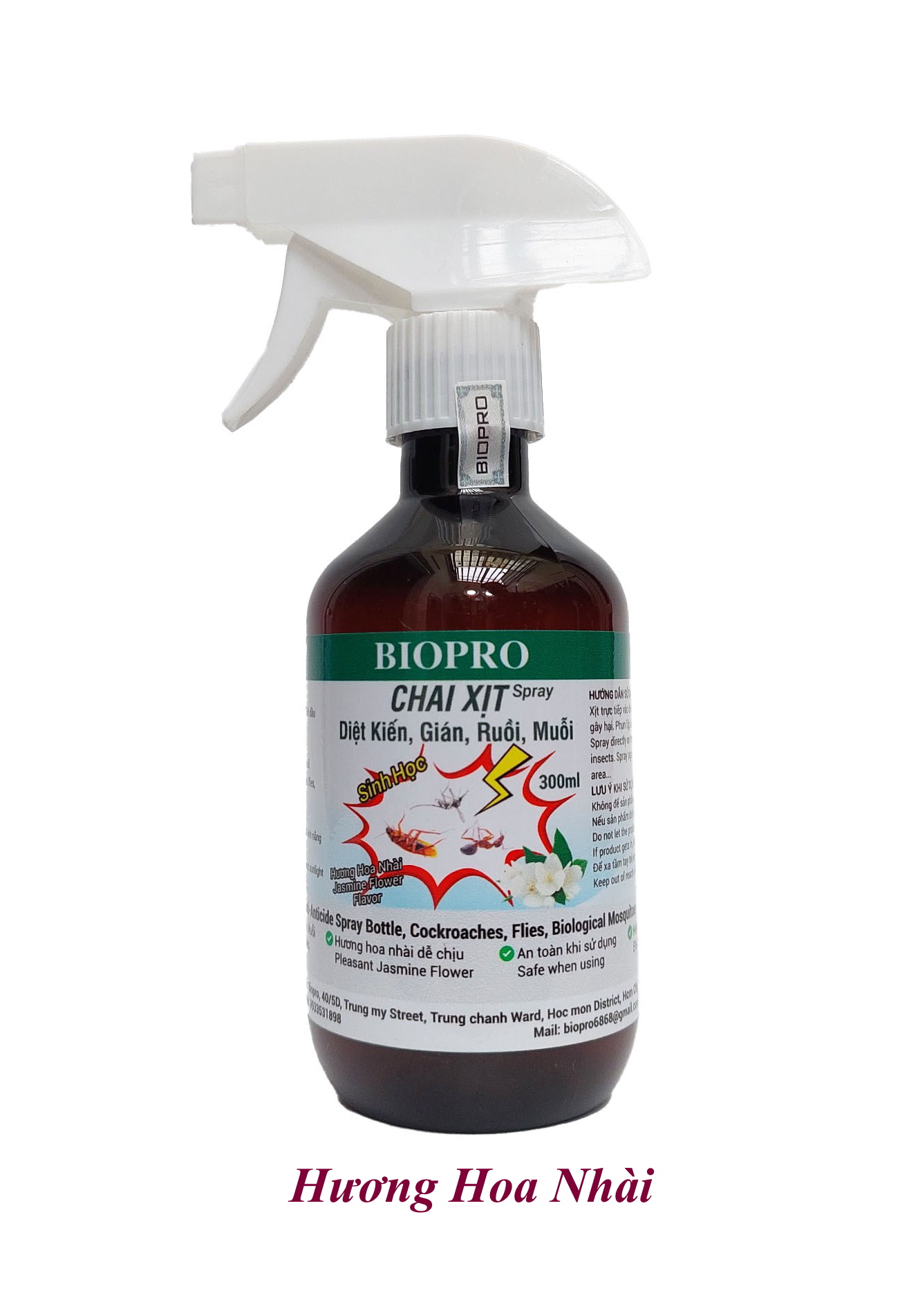 Chai xịt diệt kiến diệt gián ruồi muỗi Sinh học Biopro Chai 300ml Diệt sạch côn trùng gây hại An toàn Hiệu quả Sx tại VN