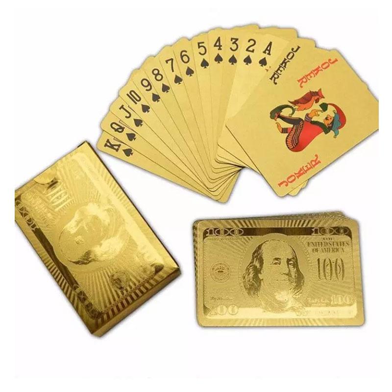 Bộ Bài Tây Mạ Vàng Cao Cấp 24k