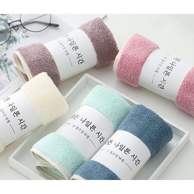 Khăn Mặt Hàn Quốc Siêu Thấm, siêu bền - Kích thước 50x30cm