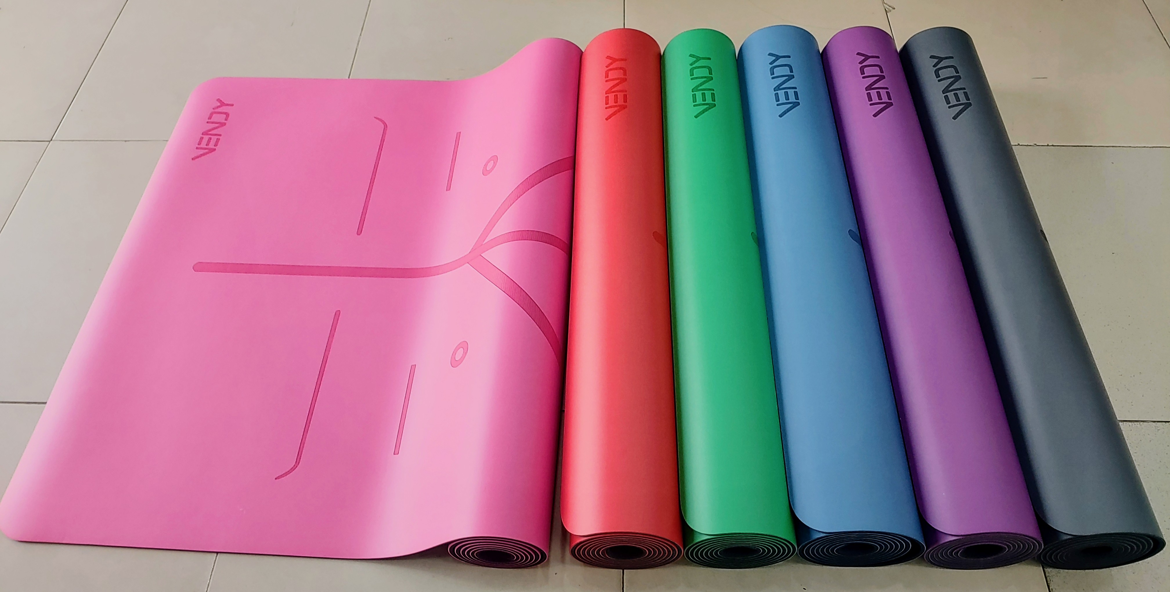 THẢM YOGA CAO SU ĐỊNH TUYẾN VENDY