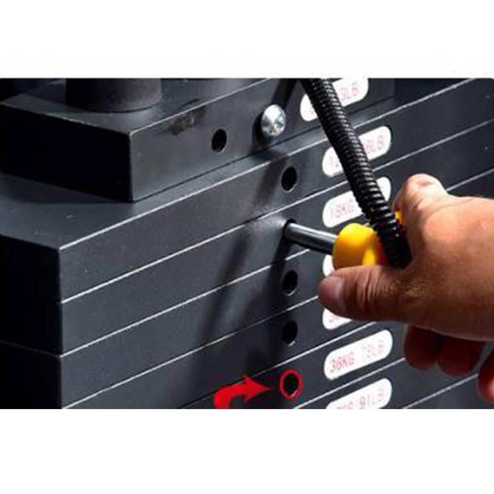 8 mm/10 mm thể dục từ tính trọng lượng cáp extender pin màu vàng thanh toán mở rộng tấm tải Pin Pin Huấn luyện phòng tập Color: M10x105mm