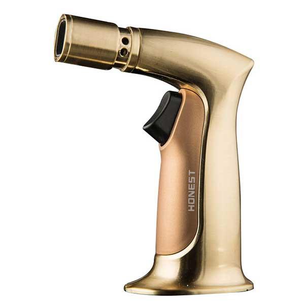 Vỏ Hột Quẹt Bật Lửa Khò 4 Tia Để Bàn Honest BC-3003 Thiết Kế Đẹp Độc Lạ Lửa Khò Mạnh Mẽ - Dùng Gas Cao Cấp