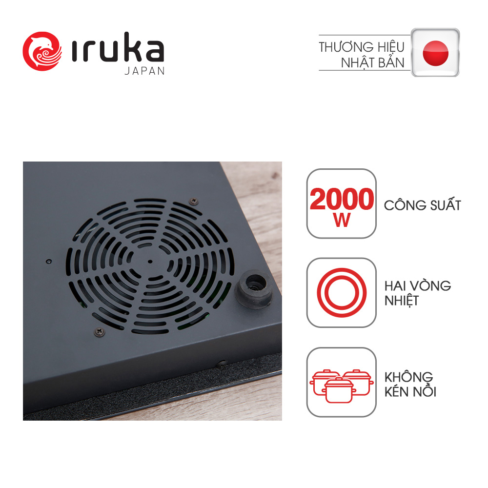 Bếp đơn hồng ngoại Iruka I-110 - Hàng chính hãng