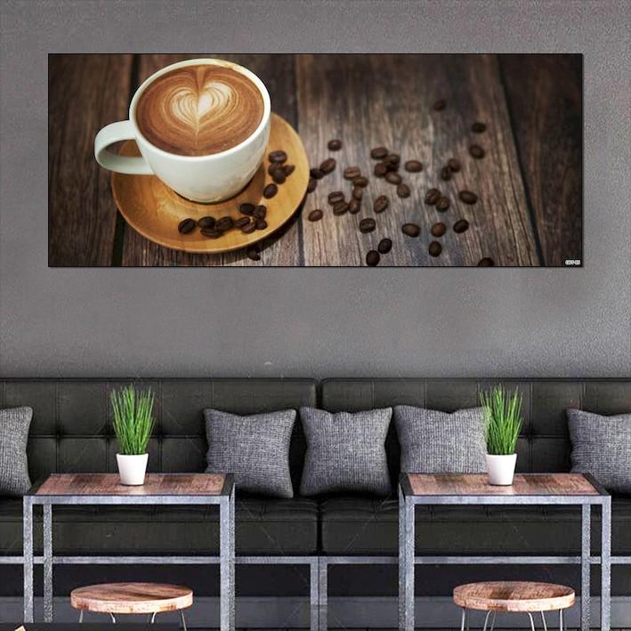Decal dán tường cà phê - trang trí coffee- nhà hàng 60x150cm