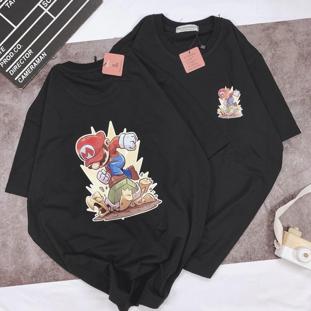 - Áo thun tay ngắn Be Yourself unisex size M L - SUPER MARIO