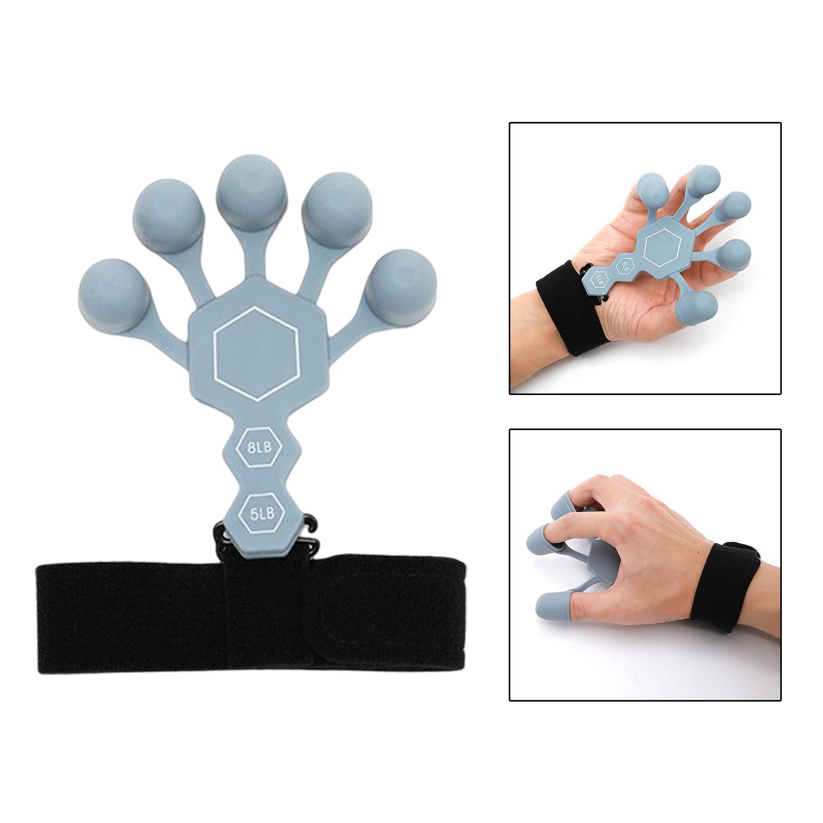 Hand Grip Strengthener Forearm Exerciser Workout Finger Exerciser Stretcher