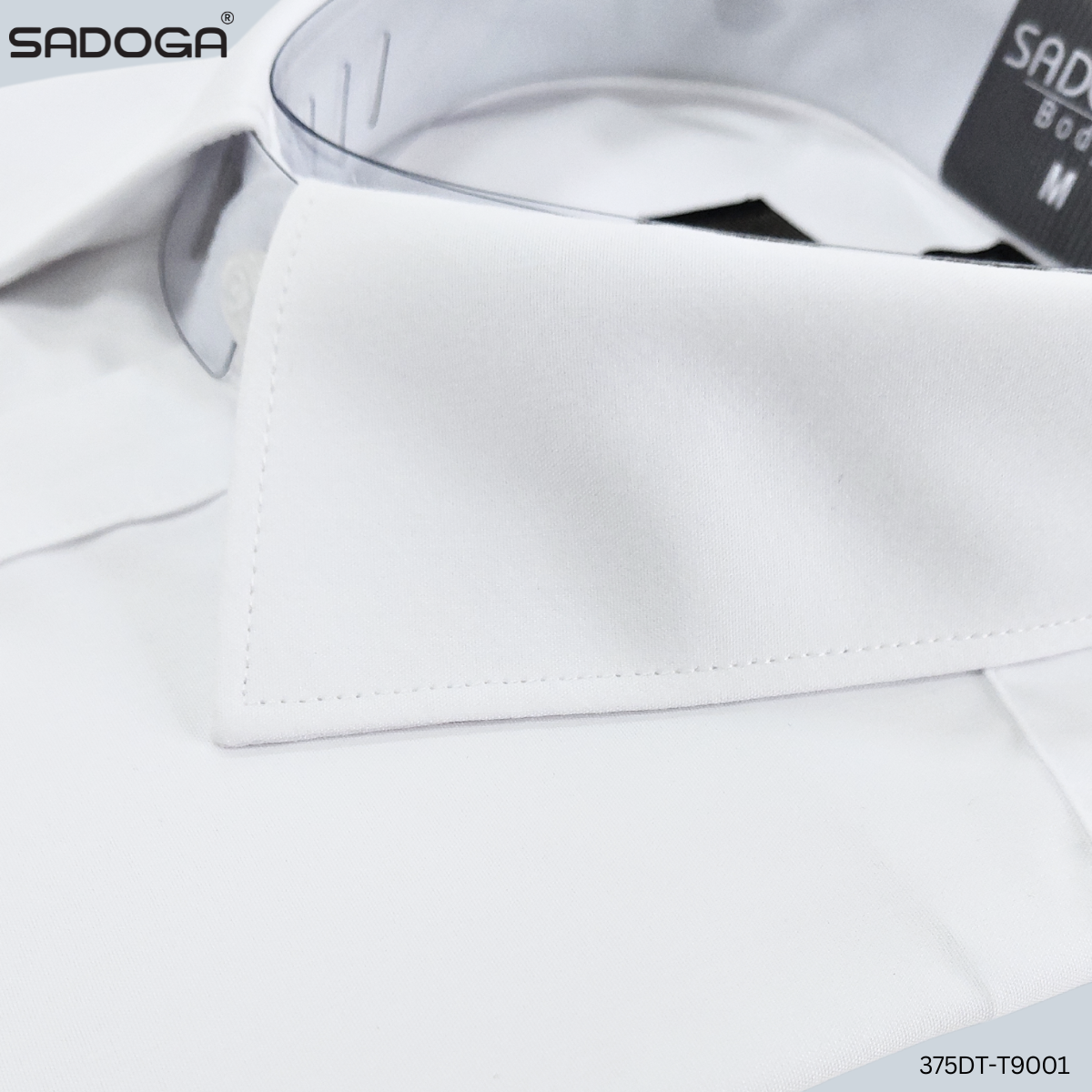 Áo Sơ Mi Trắng Sadoga Dài Tay Regular Fit, Thấm Hút Mồ Hôi, Chất Liệu Cao Cấp T9001
