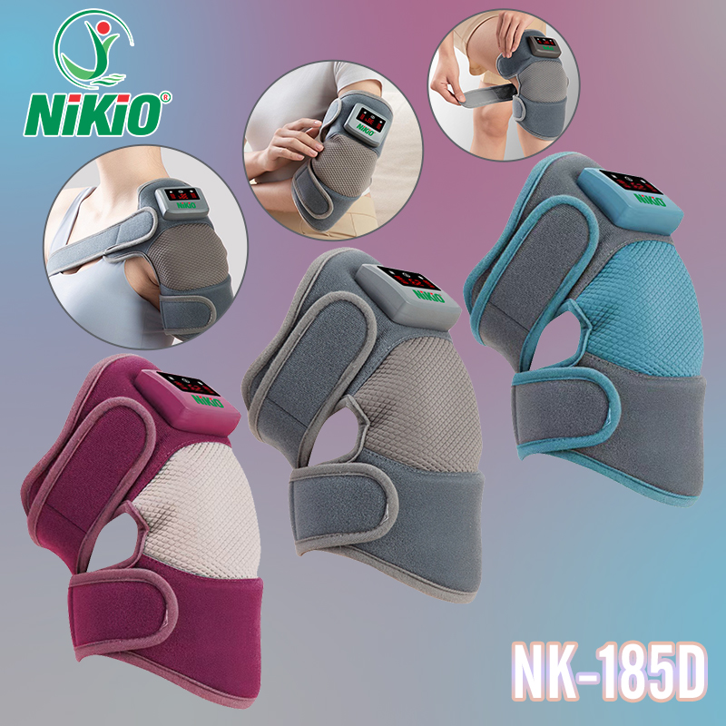 Máy massage đầu gối, vai, khớp gối Nikio NK-185D - Công nghệ rung nóng, giảm đau khớp gối