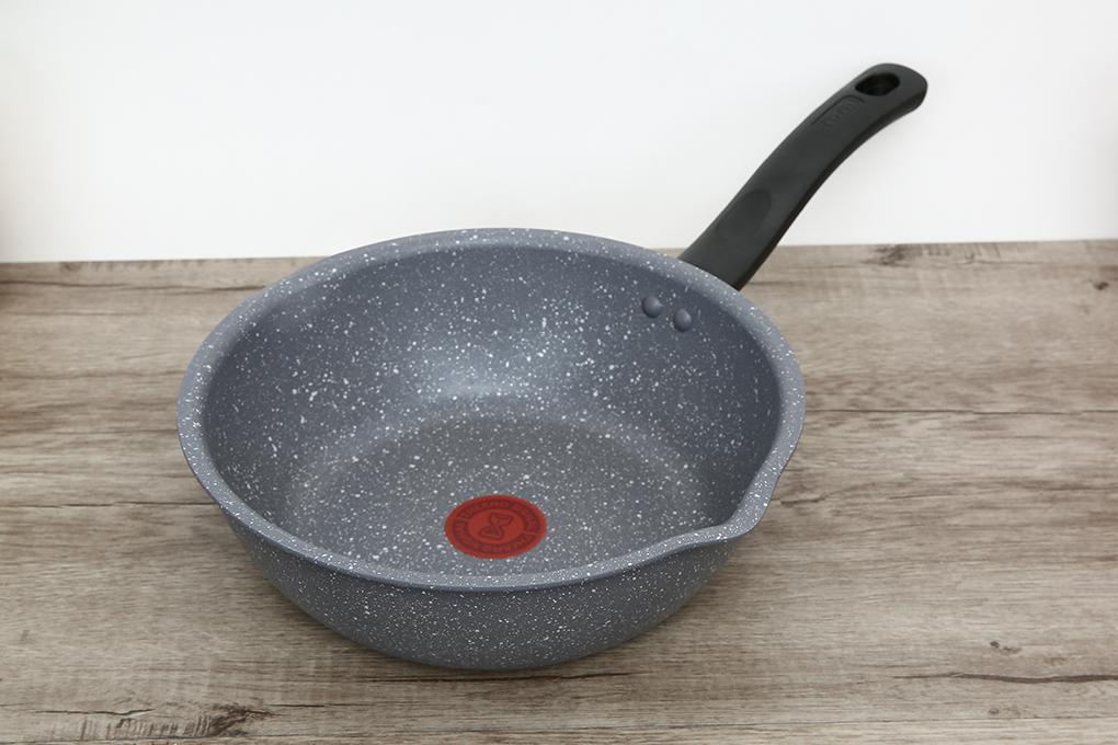 Chảo nhôm sâu chống dính đáy từ 24 cm Tefal Cook Healthy G1348495 - Hàng chính hãng