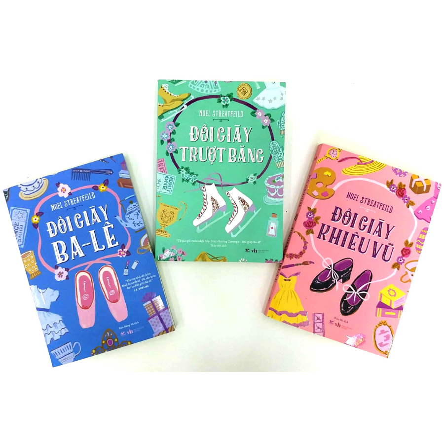 Combo Hộp Sách Gieo Mầm Tri Thức - Bộ Sách Vh Kinh Điển Shoe Books Trọn Bộ 3 Cuốn Đôi Giày Ba Lê Đôi Giày Trượt Băng Đôi Giày Khiêu Vũ