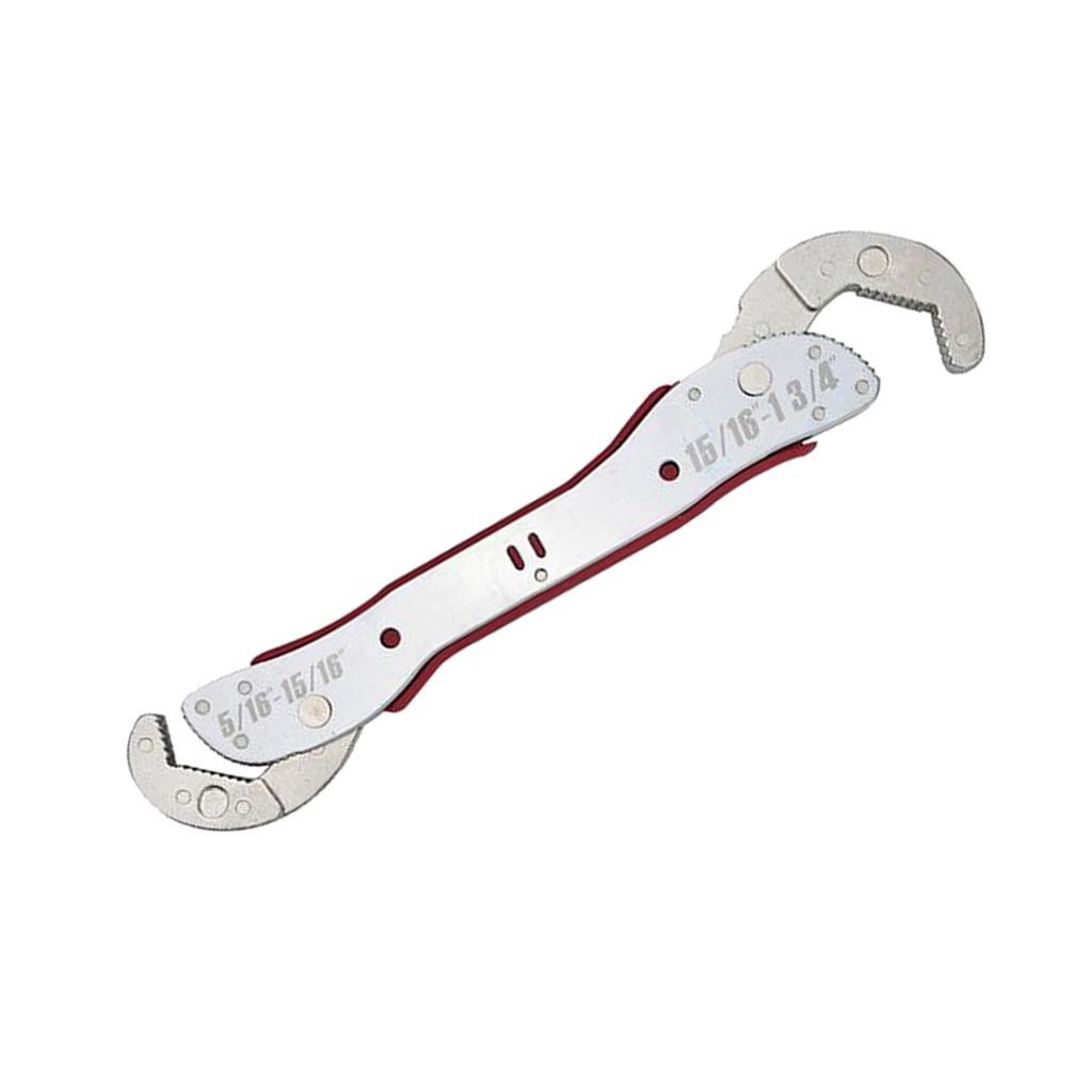2 Pieces Magic Wrench Adjustable Multi Purpose Functional Universal Spanner