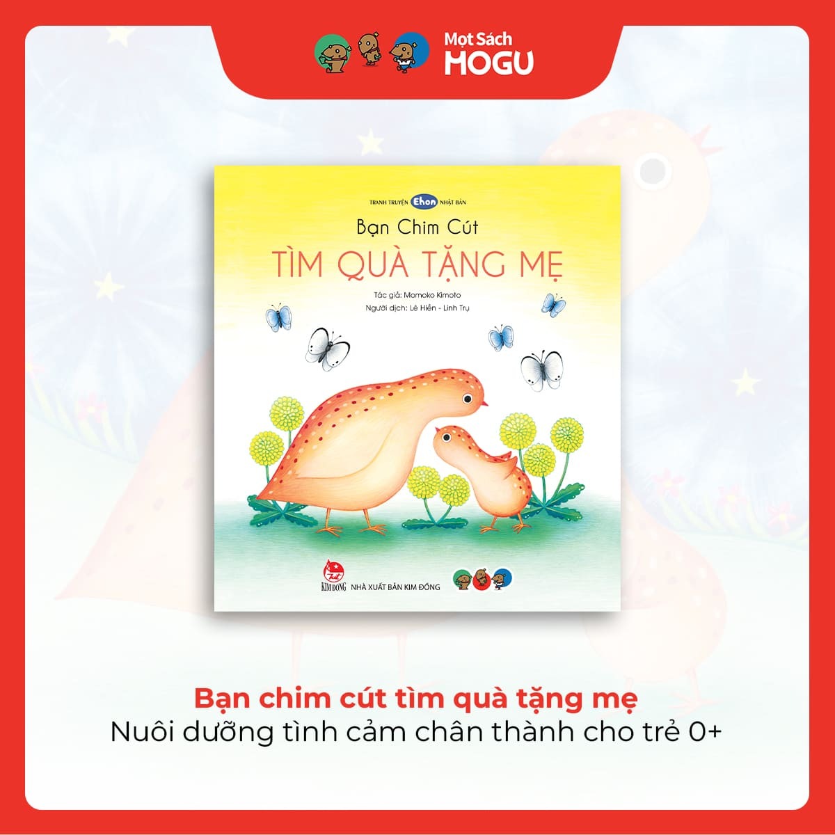 Truyện Ehon bé 1-2-3 tuổi - Bạn chim cút tìm quà tặng mẹ