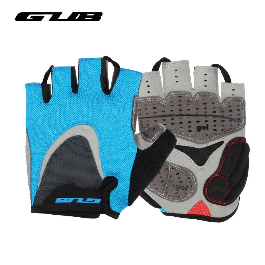 Găng tay đi xe đạp mùa hè gel nửa ngón tay mtb đường xe đạp xe đạp xe đạp găng tay thể thao găng tay đàn ông Color: black Size: XL