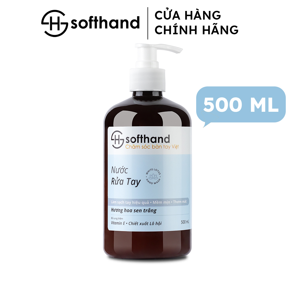 Nước rửa tay Softhand 500mL/chai