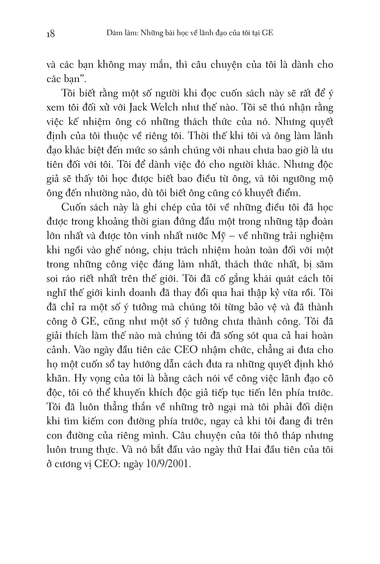 Sách - Dám Làm - Những Bài Học Về Lãnh Đạo Của Tôi Tại GE