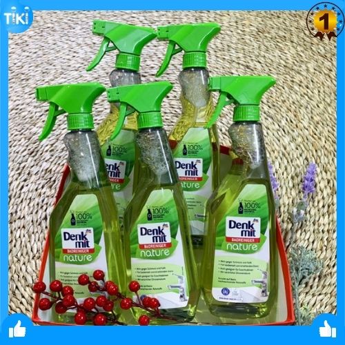 [Nhập Khẩu Đức] DUNG DỊCH TẨY RỬA NHÀ TẮM DENKMIT BADREINIGER NATURE 750ML, Giúp nhà tắm của bạn luôn sạch và thơm mát.