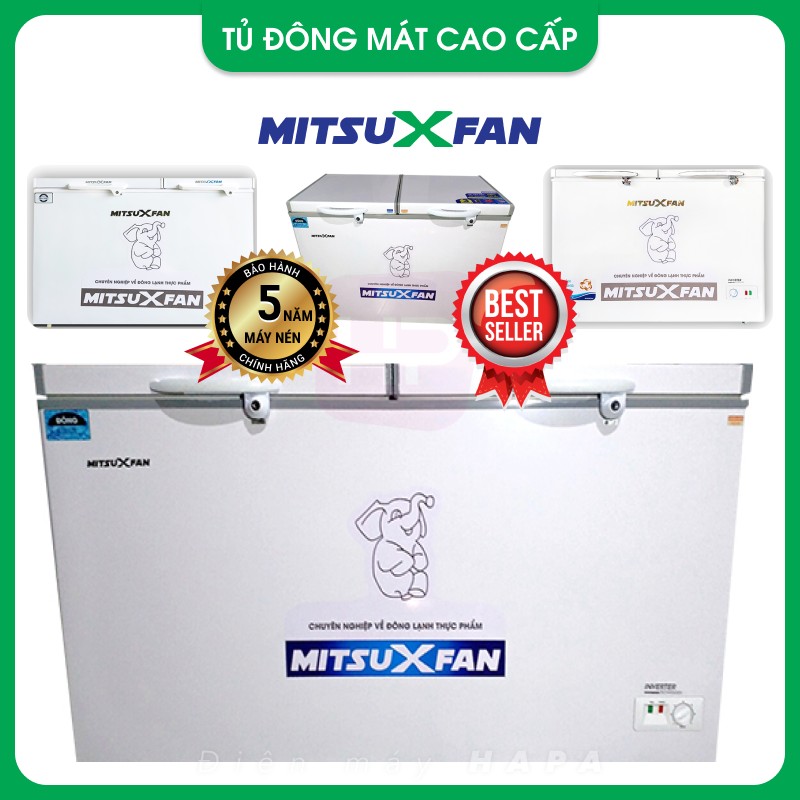 Tủ Đông+Mát MITSUXFAN MITSUXFAN Full Models, Inverter 02 Ngăn Cao Cấp, 250-600 Lít, Tiêu Chuẩn Châu Âu - Hàng Chính Hãng